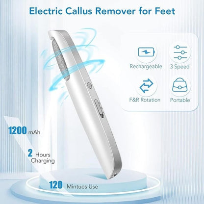 🔥 BUY 3 GET 1 FREE! ⚡ Electric Feet Callus Remover – 50K+ Sold! Gentle Exfoliation & Smooth Skin in Minutes ❤️👣📦