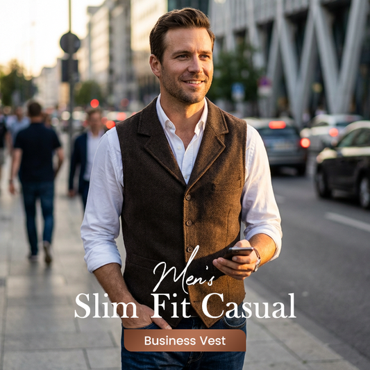 ✨🔥Hot Sale Offers-Men's Slim Fit Casual Business Vest