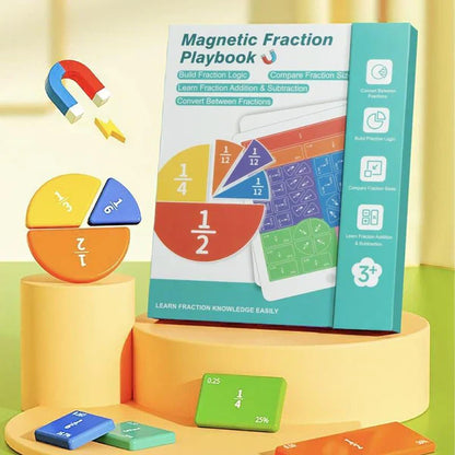 🧮 50% OFF NOW! 📚 Magnetic Fraction Demonstration Book – Hands-On Learning, Visual Teaching Tool & Reusable ✨