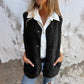 🔥👚Women's Fall Button Down Short Warm Vest