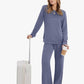 🎁2026 New Arrivals 50% OFF💥Women's Crew Neck Top & Drawstring Pants Set