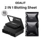 ⏰Buy 1 Get 1 Free💝Black Magnet Oil Blotting Setting Sheet With Powder More Control Oil Keep Fresh 2 IN 1 Blotting Sheet