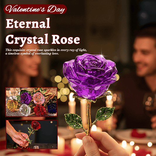 🌹Valentine Hot Sale 50% OFF💕Forever Blooming Crystal Rose