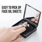 ⏰Buy 1 Get 1 Free💝Black Magnet Oil Blotting Setting Sheet With Powder More Control Oil Keep Fresh 2 IN 1 Blotting Sheet