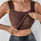 ✨🔥Women’s U Neck Thermal Tank Tops with Built-In Bra