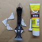 Multifunctional Waterproof White Caulk + Scraper Tool – Easy Application for Home Repairs