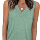 ✨🔥Women's Sleeveless V-Neck Slimming Loose Fit Casual Tank Top🎽
