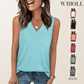 ✨🔥Women's Sleeveless V-Neck Slimming Loose Fit Casual Tank Top🎽