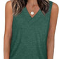 ✨🔥Women's Sleeveless V-Neck Slimming Loose Fit Casual Tank Top🎽