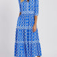 🔥Spring Specials Deals 50% OFF🌸💐Women’s Geometric Print V-Neck Maxi Dress
