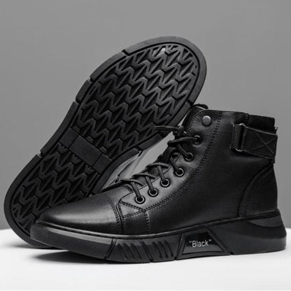🎁 Hot Sale 50% OFF 🔥MARTINI' BLACK LEATHER BOOTS