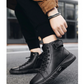 🎁 Hot Sale 50% OFF 🔥MARTINI' BLACK LEATHER BOOTS