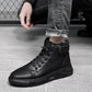 🎁 Hot Sale 50% OFF 🔥MARTINI' BLACK LEATHER BOOTS