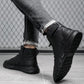 🎁 Hot Sale 50% OFF 🔥MARTINI' BLACK LEATHER BOOTS