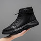 🎁 Hot Sale 50% OFF 🔥MARTINI' BLACK LEATHER BOOTS