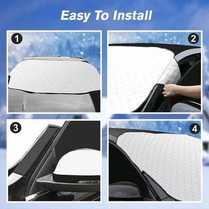 ✨🔥Universal Premium Windshield Snow Cover Sunshade
