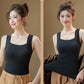 ✨🔥Women’s U Neck Thermal Tank Tops with Built-In Bra