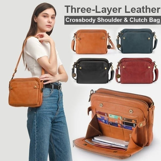 🔥 Hot Sales  50% OFF 🔥-New Crossbody PU leather Shoulder Bags and Clutches👜