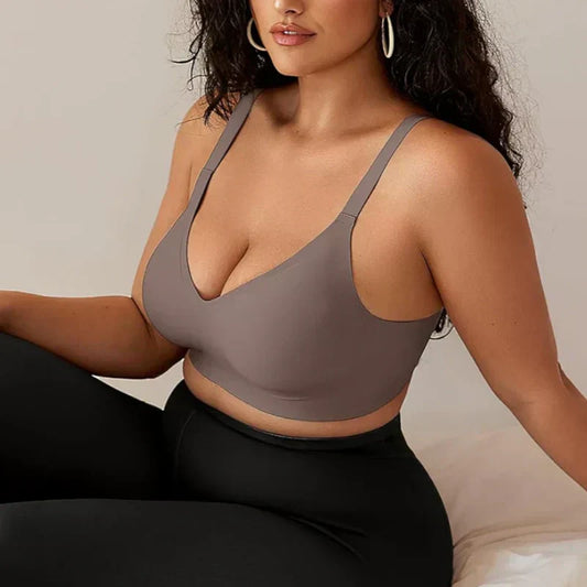 🎄 Limited Time 49% OFF 🔥Women's Comfortable Wire-Free Seamless Push Up Bra-Smooth Fit & Breathable Design🔝
