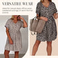 🔥Last Day Promotion 50% OFF💖Women's Casual V-Neck Short Sleeve Dress