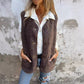 🔥👚Women's Fall Button Down Short Warm Vest