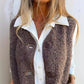 🔥👚Women's Fall Button Down Short Warm Vest
