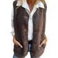 🔥👚Women's Fall Button Down Short Warm Vest