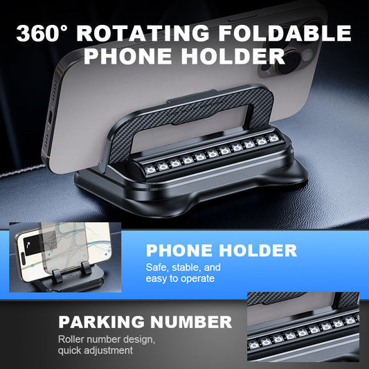 Buy more, save more! 360° Rotating Foldable Phone Stand — Universal fit, non-slip base for desktop/car/travel use 🚗💻📦