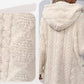 🍂 Stay Cozy & Stylish! Women's Warm Jacquard Hooded Cardigan 🧥✨ Perfect for Fall & Winter!