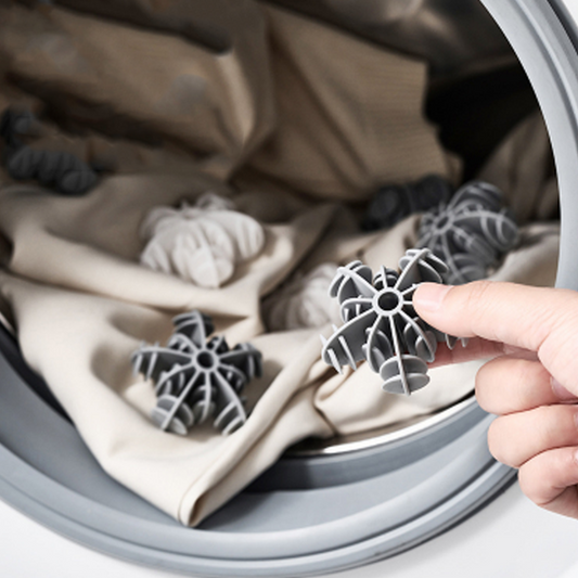 🧺 Tangle-Free Reusable Laundry Scrubbing Balls – Reduce Wrinkles & Speed Up Washing