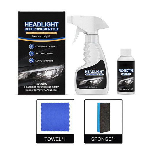 🚘 Automotive Headlamp Restoration Fluid✨, blurring enhanced crystalline coating refurbisher