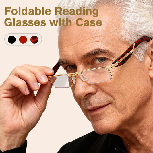 👓 50% OFF NOW! 🎉 Foldable Anti-Blue Light Glasses – Ultra-Light, Portable & Case Included 📖📦