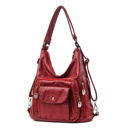 🔥50% OFF | Women's Convertible Multi-Pocket Shoulder Bag - 3 Ways to Wear 🎒