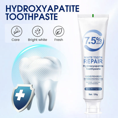 🦷 Hydroxyapatite Toothpaste – Enamel Repair & Teeth Whitening for Sensitive Teeth
