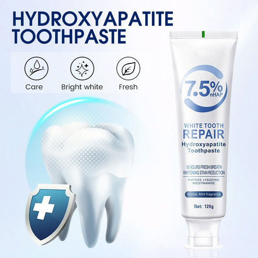 🦷 Hydroxyapatite Toothpaste – Enamel Repair & Teeth Whitening for Sensitive Teeth