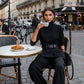 💜 LAST DAY PROMOTION - 50%OFF💜Women’s Elegant Turtleneck Top & High-Waist Pants Set