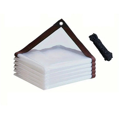 🔥Heavy-Duty Clear Tarp - Waterproof & Insulated | 50% OFF + Free Bungee Cord Set