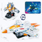 [Best Gift For Kid] Electric Universal Deformation Police Toy Car