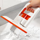 Tired of bulky mops taking up counter space? 🧹 This compact folding sponge mop: small yet powerful, cleans effortlessly without leaving a trace.