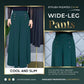 ✨Stylish Pleated Wide-leg Pants