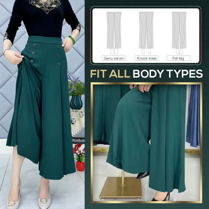 ✨Stylish Pleated Wide-leg Pants
