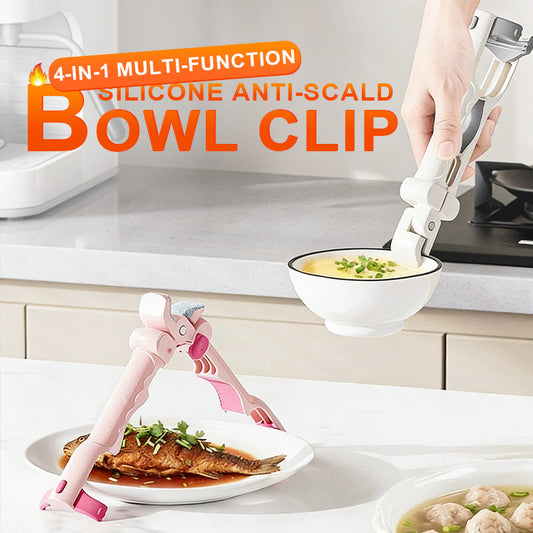 💖4-in-1 Multi-Function Silicone Anti-Scald Bowl Clip