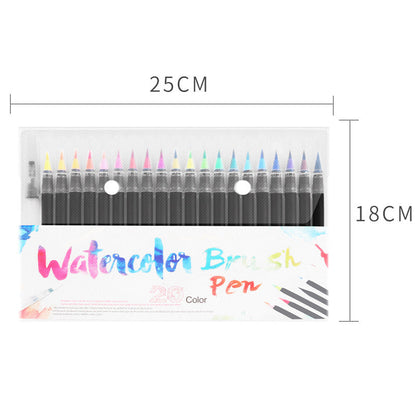 ✨🔥20 Vibrant Colors Waterproof Brush Pen Set💥