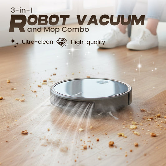 ✨3-in-1 Robot Vacuum and Mop Combo🤖🧹
