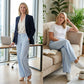 ✨💓Women's Casual High Waist Wide Straight Leg Trousers👗