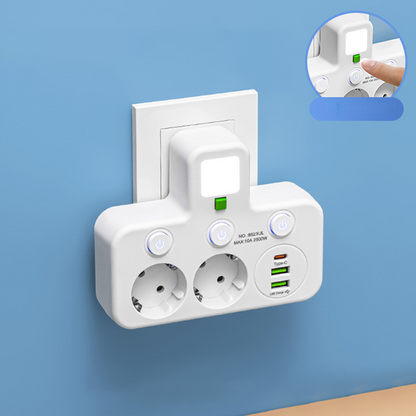✨⚡Smart Power Strip with USB Ports
