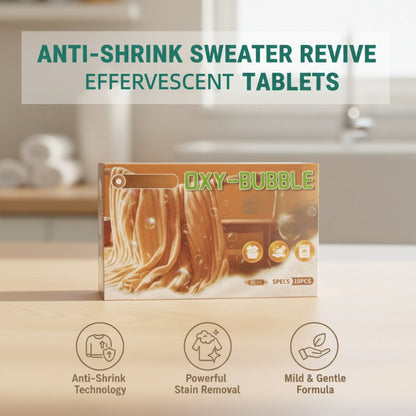 ✨🔥Sweater Revive Tablets – Anti-Shrink, Restores Softness & Safe for Colors 🧺