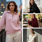Women's Quarter-Zip Pullover Sweater