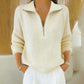 Women's Quarter-Zip Pullover Sweater
