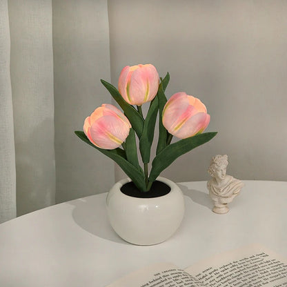 🔥LED Tulip Night Light Flower Table Lamp🌷✨Buy 2 free shipping